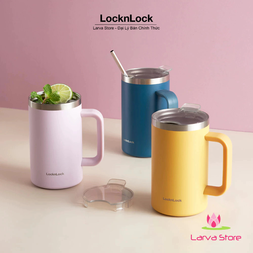 Cốc Giữ Nhiệt LocknLock Flat Table Mug 730ml LHC4320