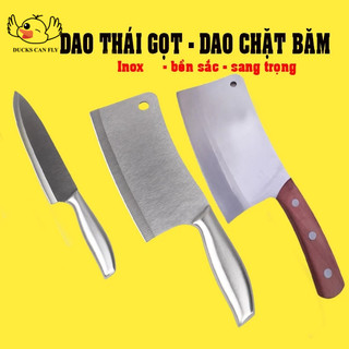 Dao DUCKS CAN FLY inox cán đúc thái gọt hoa quả chặt băm