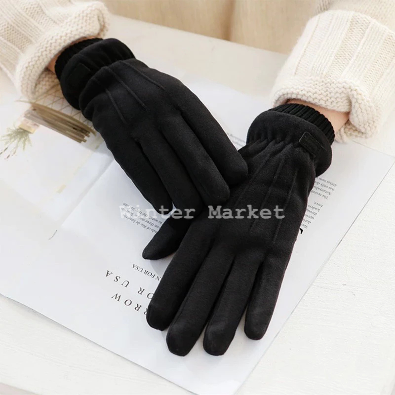 Bao tay đi lạnh, găng tay nữ đi lạnh mùa đông Bao tay lót lông da nỉ ấm áp
