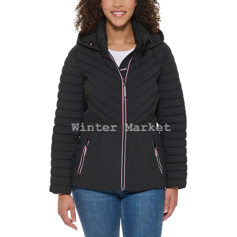 Áo Phao Tommy Hilfiger nữ 2023 áo phao đi lạnh áo phao đi tuyết chịu lạnh (-10•C)