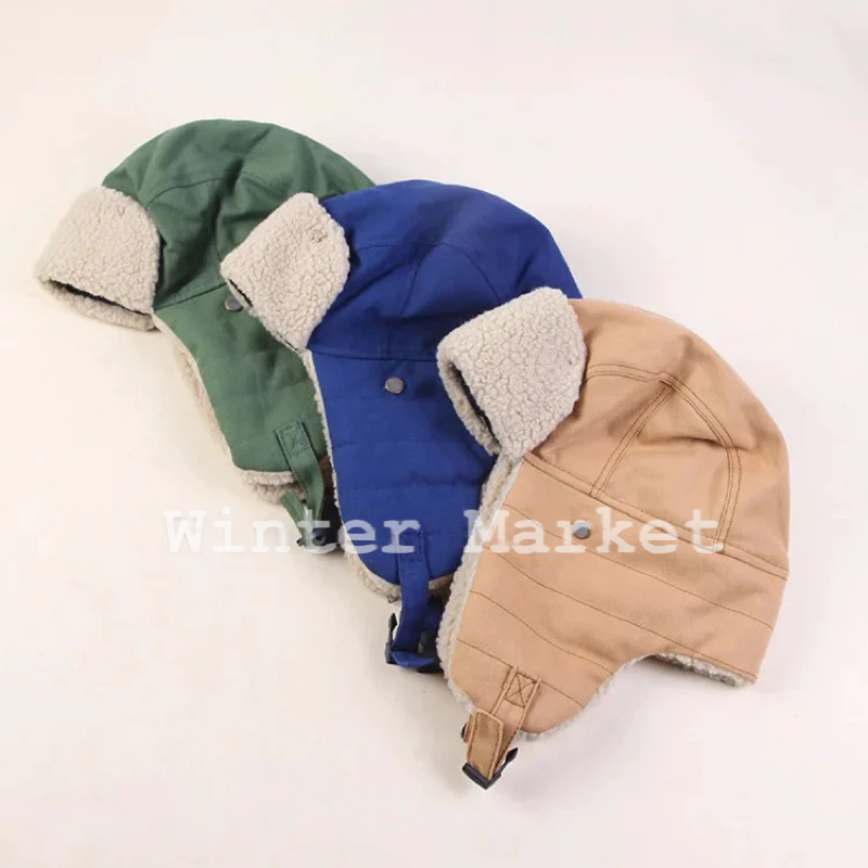 Nón đi lạnh, nón đi tuyết form phi công, nón mùa đông lót lông giữ ấm tai có khoá cài đội được nhiều kiểu