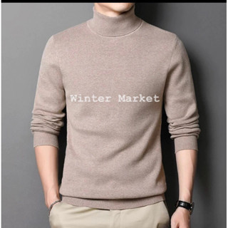 (Dầy Cổ Lọ) Áo len Nam đi lạnh, Áo len cổ lọ mùa đông ấm áp áo len 2 lớp lót  lịch lãm tinh tế form basic