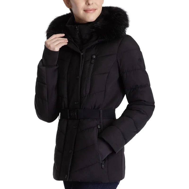 Áo khoác đi lạnh, áo khoác mùa đông Michael Kors Women's Belted từ 10•C đến  áo đi âm độ, Áo phao đi tuyết