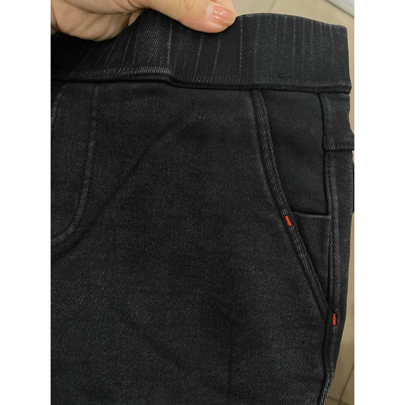 Quần jeans lót lông co giãn ấm áp cho mùa đông freesize từ 50-65kg, quần legging jeans đi lạnh, quần jeans lót lông