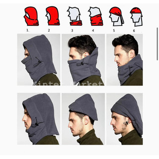 Nón trùm đi tuyết, nón trượt tuyết nón đi lạnh Mũ trùm full face đa năng mũ đi tuyết mũ ninja mũ trượt tuyết ấm áp