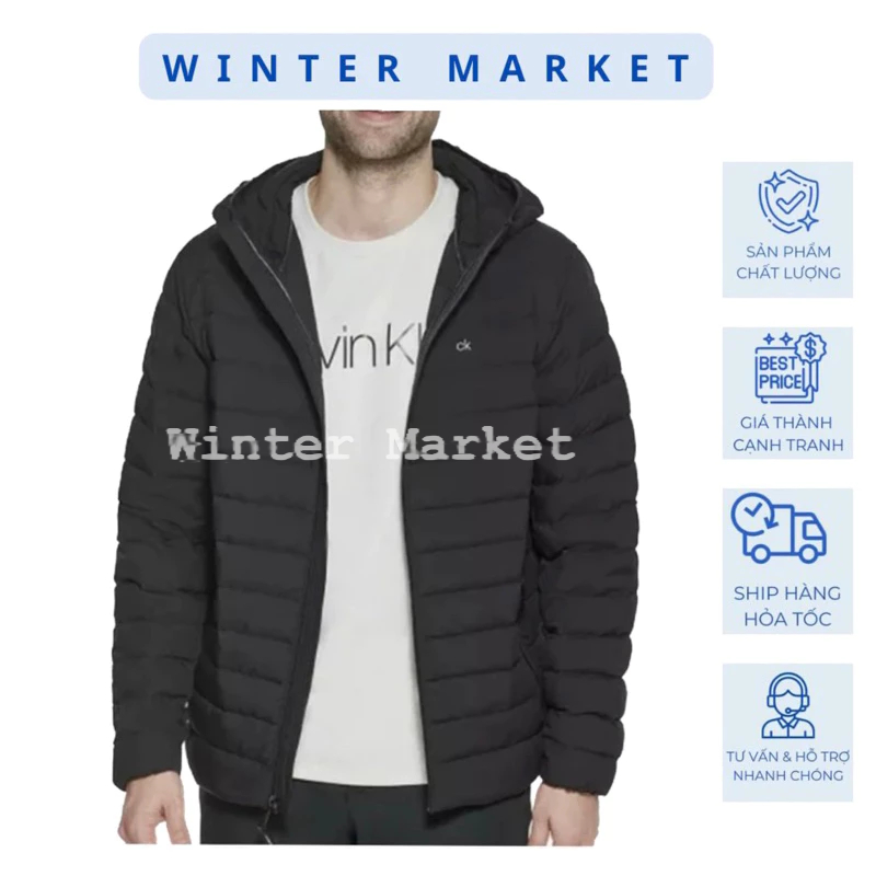 Áo phao nam mỏng siêu nhẹ siêu ấm CK chính hãng VNXK hàng chuẩn form ôm nhẹ, kèm packable gọn gàng chất phao chuẩn xịn