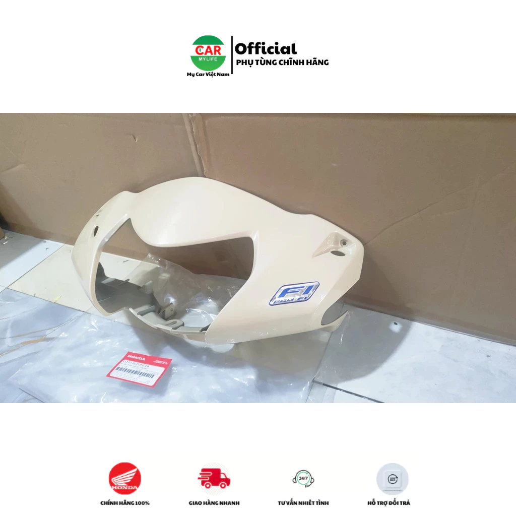 Bộ nắp trước tay lái - bàn thờ HONDA LEAD 110 năm 2012 màu Vàng nhạt. *YR299* 53210GGEA10ZB