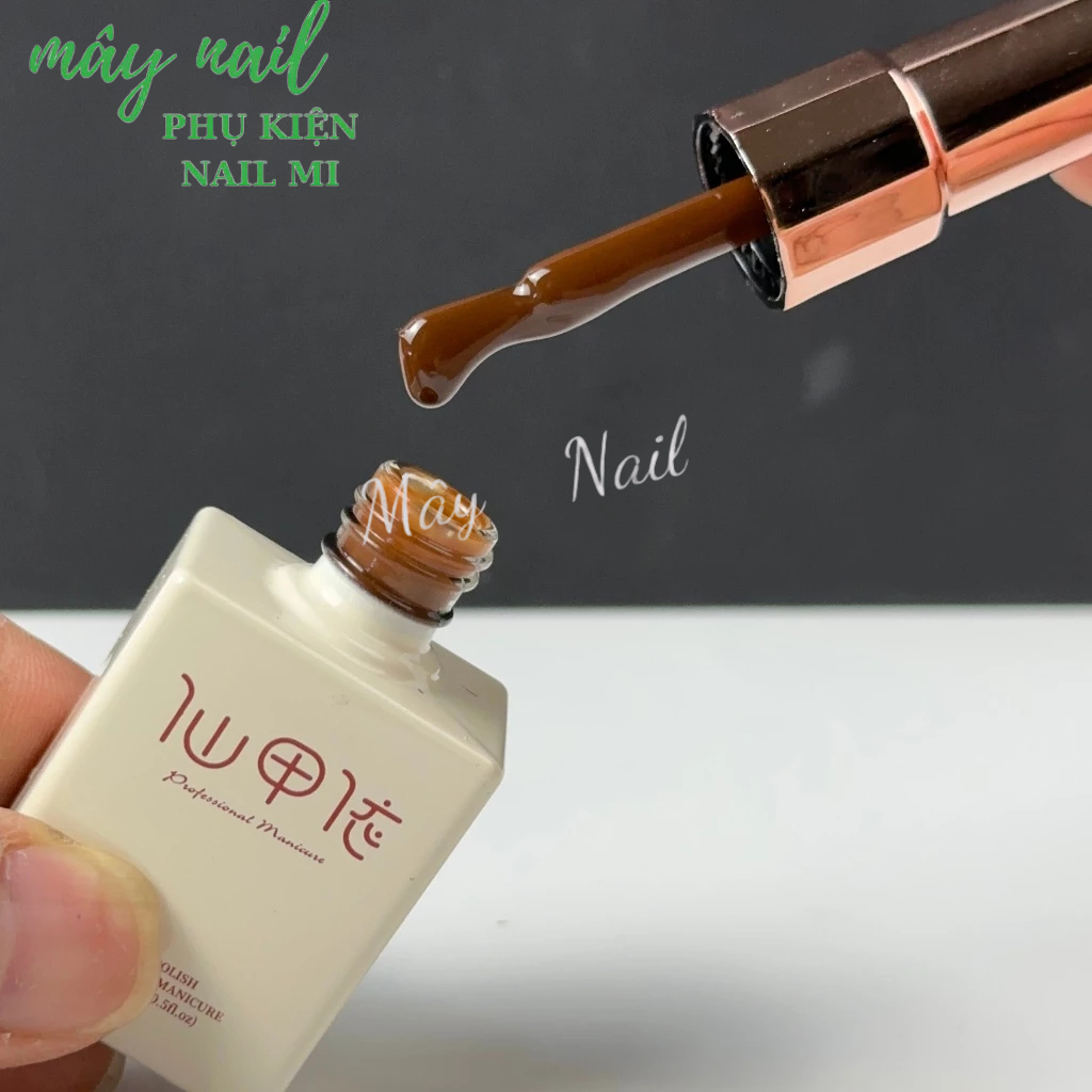 Sét sơn gel 15 màu tông nâu siêu đẹp tặng kèm bảng màu