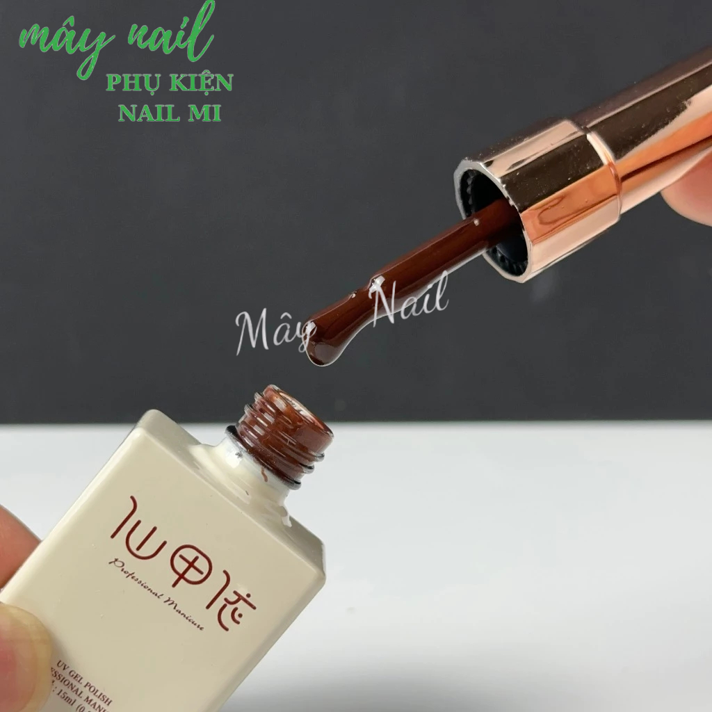 Sét sơn gel 15 màu tông nâu siêu đẹp tặng kèm bảng màu