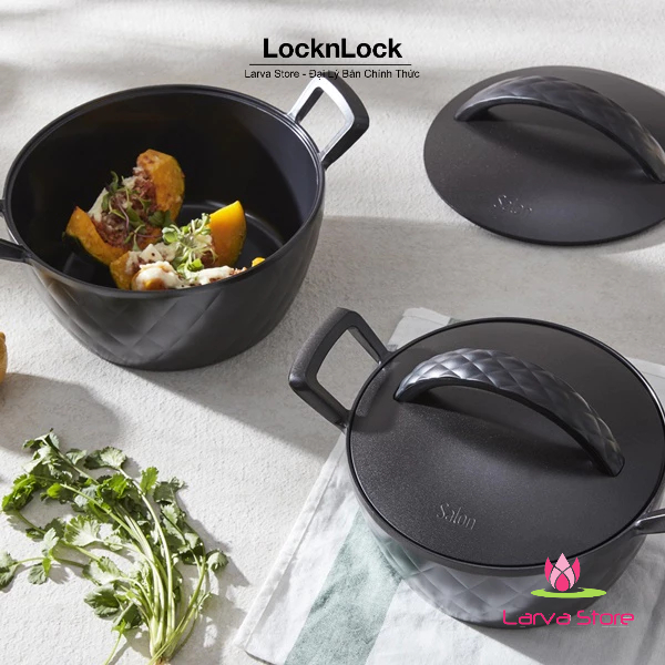 Nồi Chảo Salon Lock&Lock Chống Dính Ceramic Siêu Bền Đáy Từ GTH3242-IH / GTH3244-IH / GTH3263-IH - Larva Store