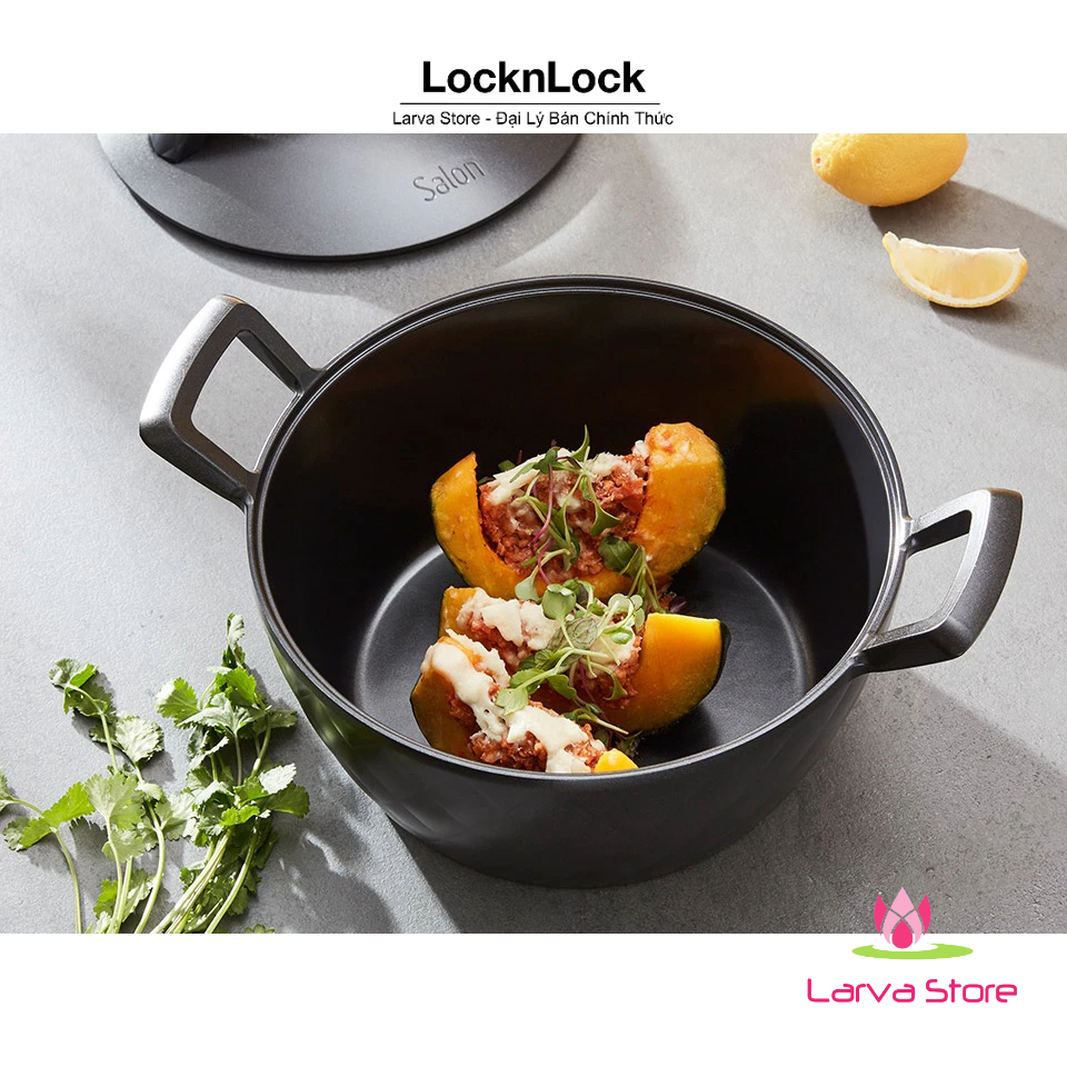 Nồi Chảo Salon Lock&Lock Chống Dính Ceramic Siêu Bền Đáy Từ GTH3242-IH / GTH3244-IH / GTH3263-IH - Larva Store