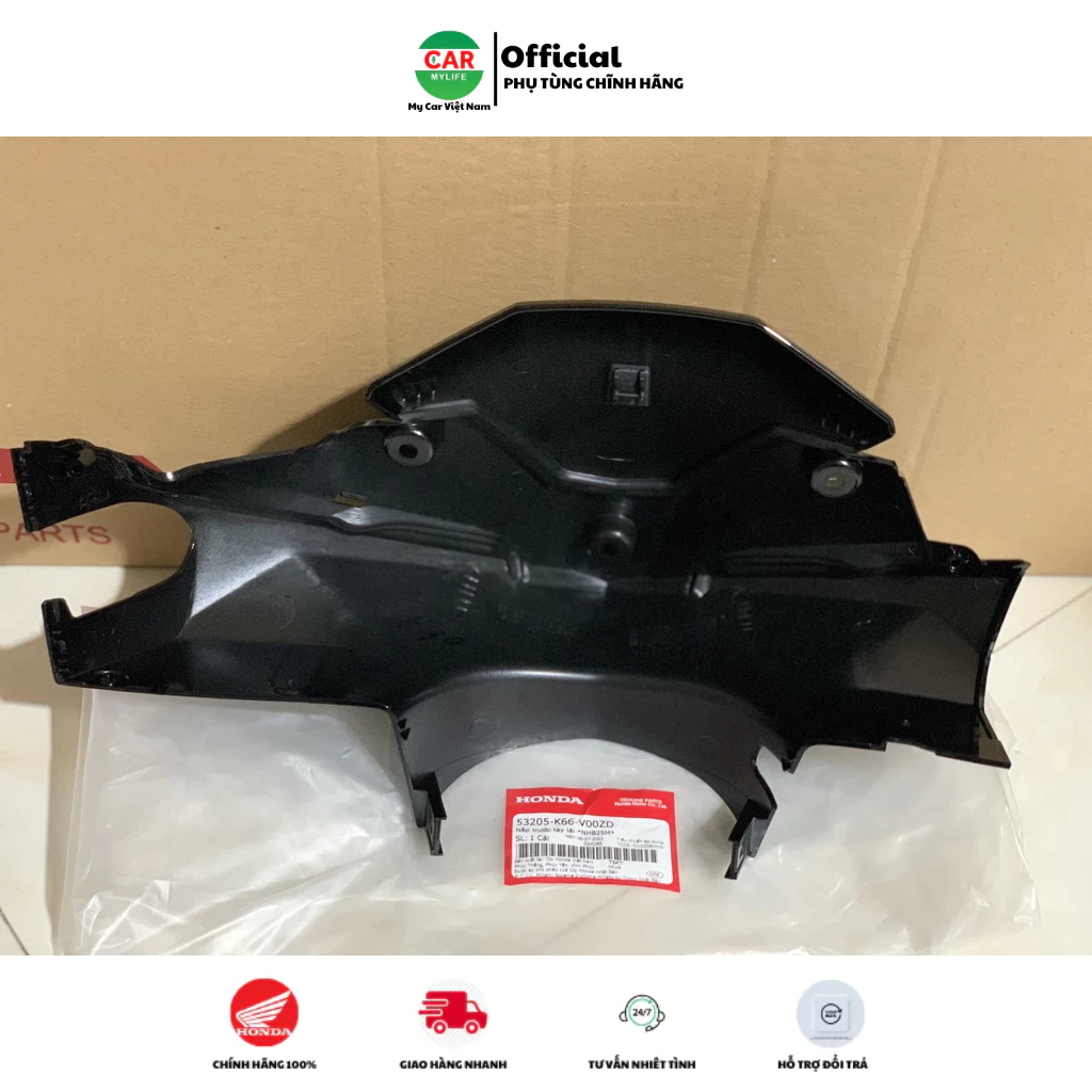 Nắp trước tay lái - bàn thờ HONDA AIR BLADE 125 năm 2015-2018 màu Đen.