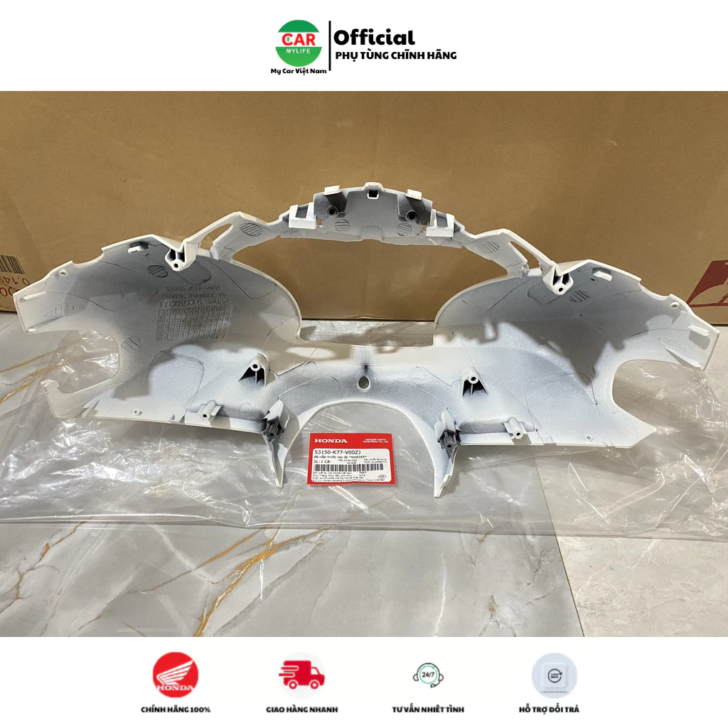 Bộ nắp trước tay lái - bàn thờ HONDA SH 125&150 năm 2017-2018-2019 màu Trắng. *NHB35* 53150K77V00ZJ