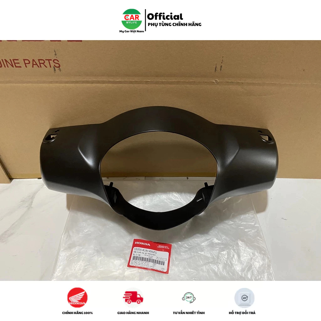 Nắp ốp trước tay lái - ốp đầu HONDA SH MODE năm 2021-2022-2023 màu Đen nhám. *NHA76M* 53205K1NV00ZG