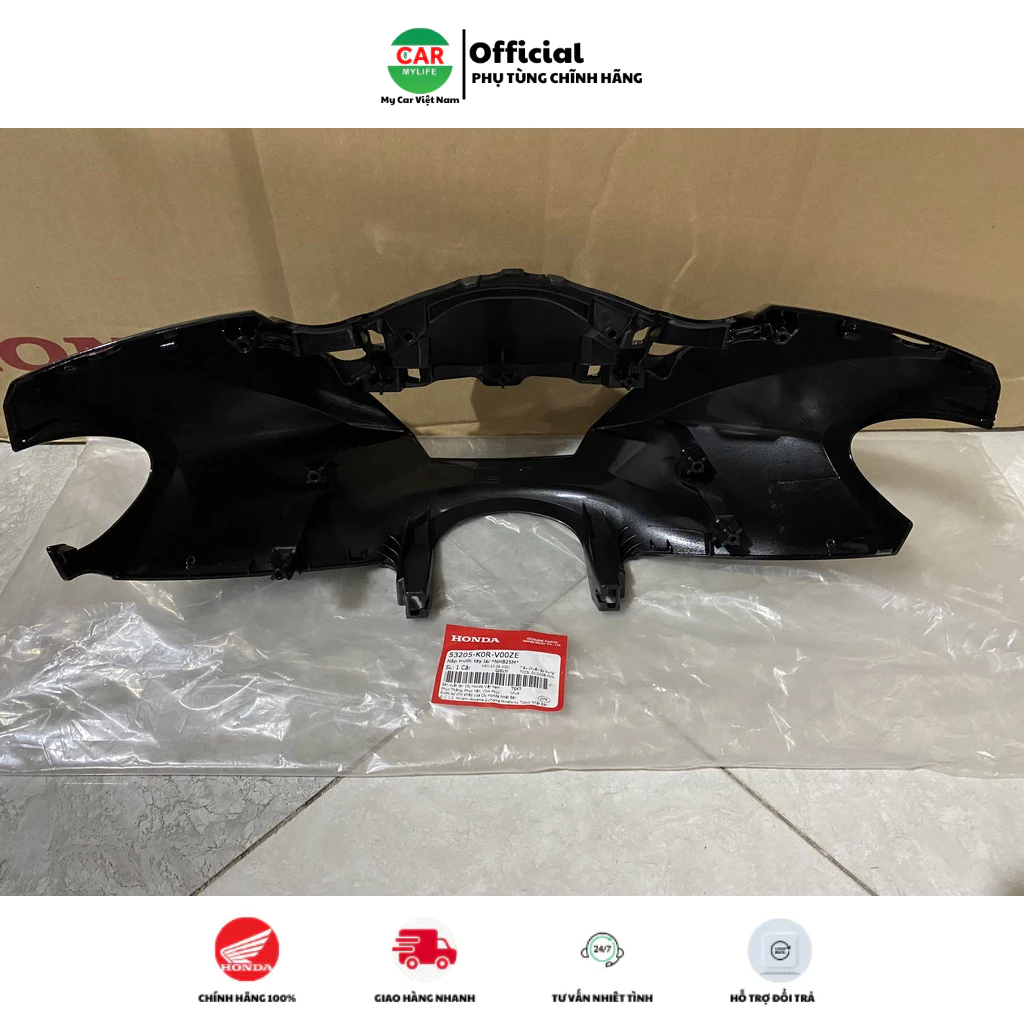 Nắp trước tay lái - bàn thờ HONDA SH 125&150 năm 2020-2021-2022-2023-2024 màu Đen bóng.