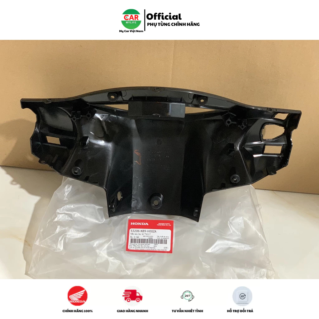 Nắp sau tay lái - gáy HONDA WAVE A110 năm 2021-2022-2023 màu Đen . *NH1* 53206K89H00ZA