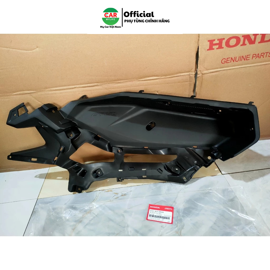 Tấm bắt sàn - sàn để chân bên trái HONDA AIR BLADE 125-150 năm 2020-2021 màu Đen. *NH1* 64321K1FV00ZA