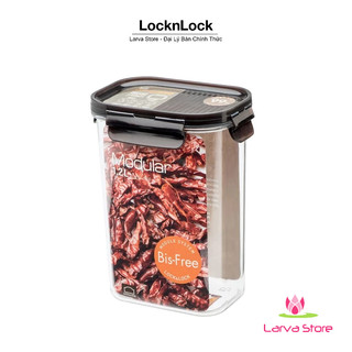 Hộp bảo quản thực phẩm nhựa tritan lock&lock bisfree modular lbf403 1.2 lít - larva store