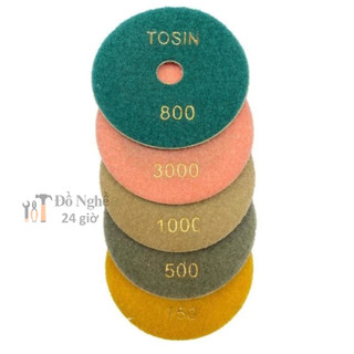 Bộ 4 nỉ đánh bóng đá hoa cương P1000; P3000; P6000; P10000