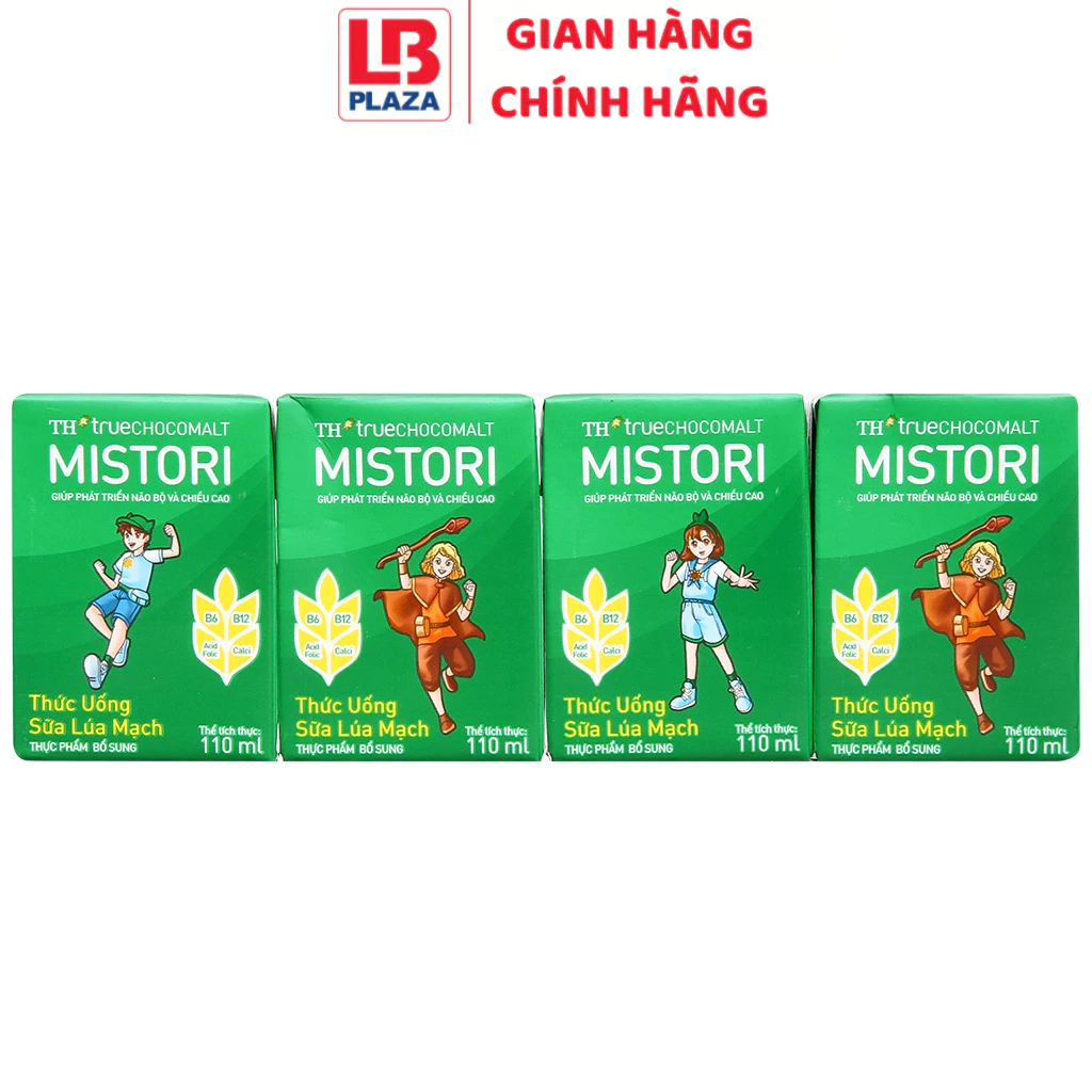 Sữa lúa mạch Mistori 110ml*4