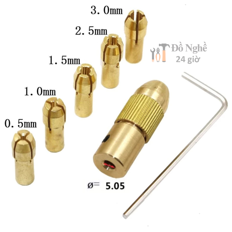 đầu kẹp mũi khoan 5.05mm