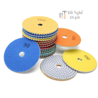 Bộ 6 nỉ đánh bóng đá hoa cương 4 inch
