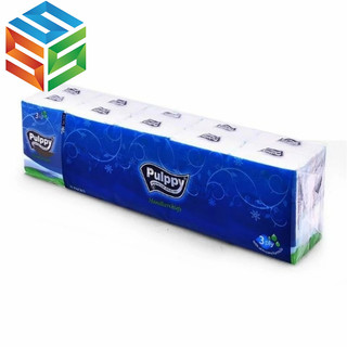 Compact 10 Gói Khăn Giấy Lụa Bỏ Túi Pulppy 3 Lớp