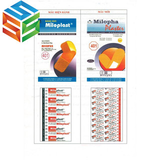 Băng Cá Nhân Miloplast (100 miếng/hộp)