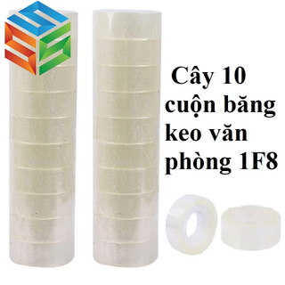 Cây 10 Cuộn Băng Keo Văn Phòng Nhỏ 1F8
