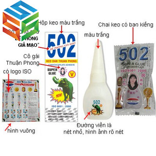 Keo Dán 502 Thuận Phong Chính Hãng Đủ Loại (Nhà Phân Phối Cấp 1)