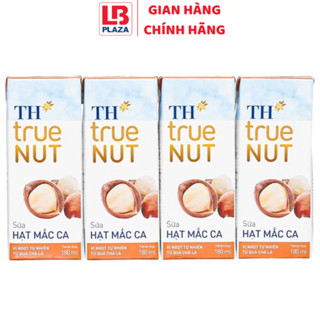 Sữa TH true Nut hạt macca 180ml*4
