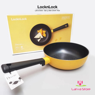 Chảo Sâu Lòng Decor Lock&Lock LDE1225IH 22cm Lớp Chống Dính Cực Bền - Đáy Từ - Larva Store