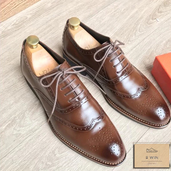 G25 Giày tây Oxford - Giày công sở- Da bò nhập khẩu 100%.Hàng chính hãng - Bảo hành 12 tháng