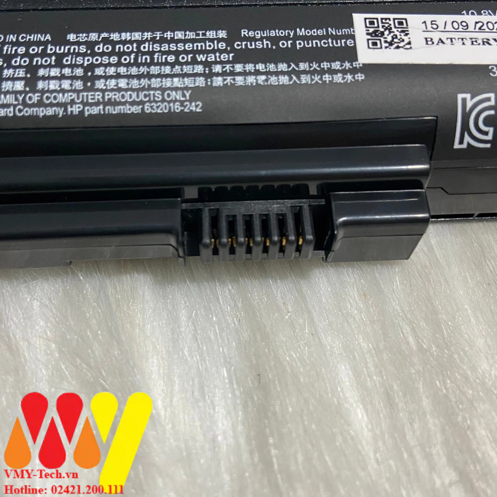 Pin laptop HP EliteBook 2560p 2570p SX03 SX06 632423-001 632421-001 HSTNN-UB2L HSTNN-DB2K QK644AA SX06XL