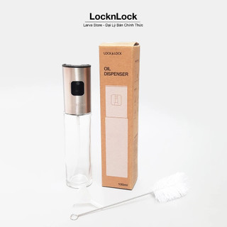 Bình xịt phun sương Lock&Lock thủy tinh 100ml kèm phểu và cọ rửa CKO109 - Larva Store