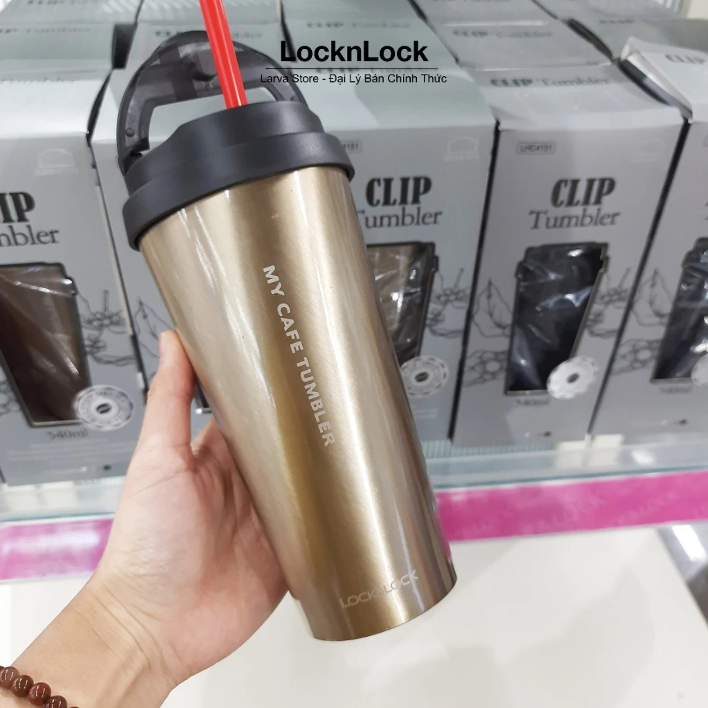 Bình giữ nhiệt Lock&lock Clip Tumbler LHC4151 540ml - Larva Store