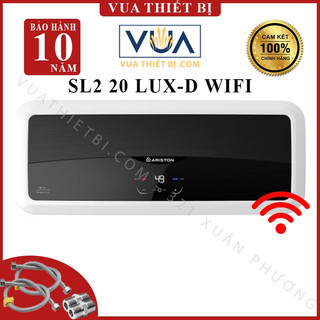 [20L] ARISTON SL2 LUX-D WIFI 20 Lít Ag+ 2.5FE 2500W - Bình nóng lạnh ngang gián tiếp - SLIM2 20 LUX-D WIFI