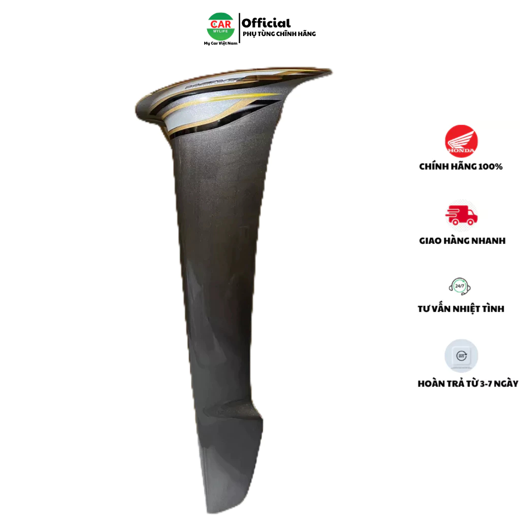 Cánh yếm bên trái - bửng yếm HONDA WAVE S100 năm 2008 màu Đỏ. *R313C* 64770KWY840ZA