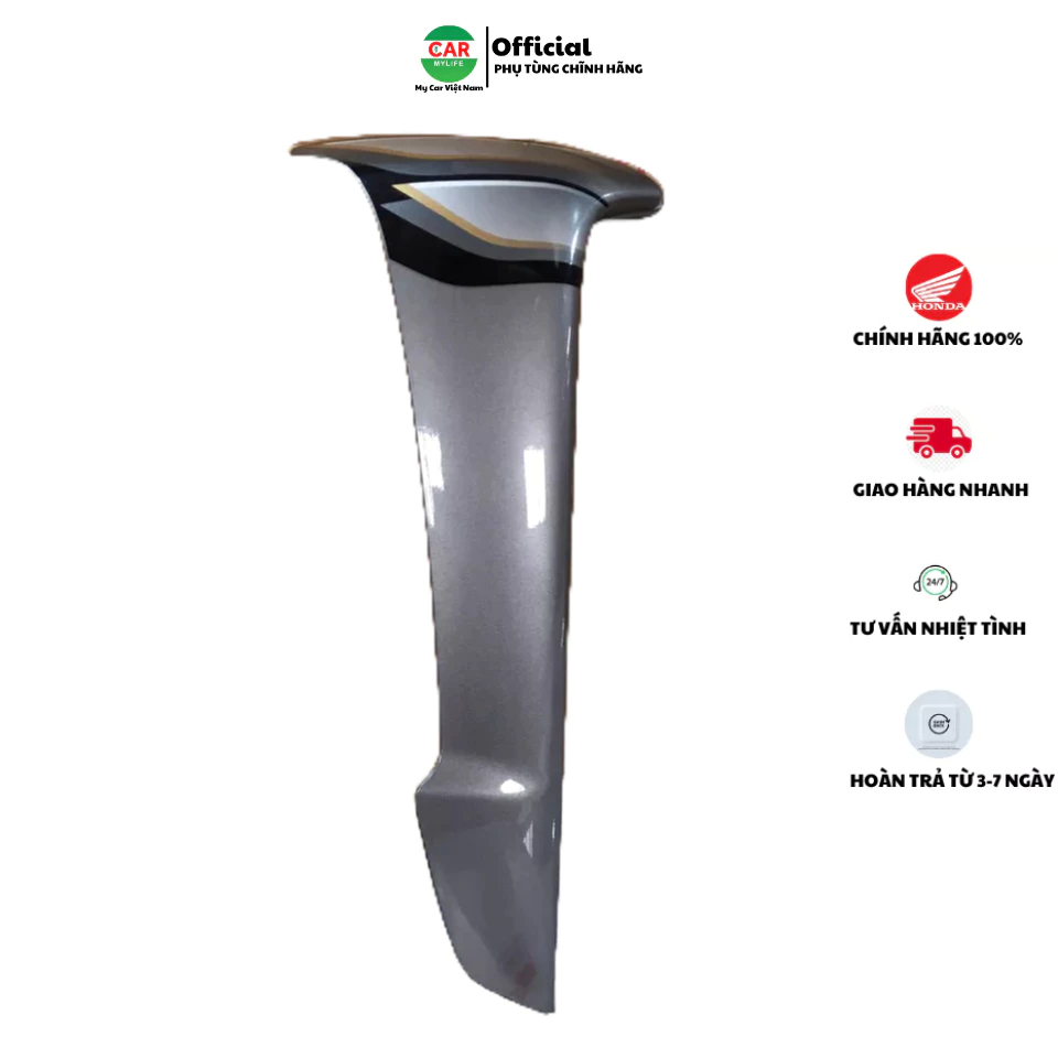 Cánh yếm bên phải - bửng yếm HONDA WAVE S100 năm 2007 màu Đen. *NHA69P* 64750KVRV40ZA