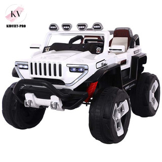 Ô Tô Điện Địa Hình KIDVIET-PRO BDQ 1200 2 Chỗ 2 Động Cơ Lớn Kết Nối Bluetooth Tải Trọng 90KG