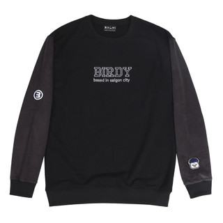 Áo sweater thời trang nam nữ Birdybag basic logo unisex chất liệu nỉ chân cua local brand chính hãng