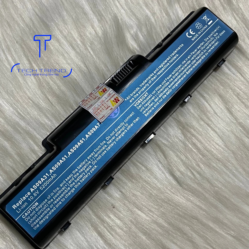 Pin Laptop Acer eMachines D520, D525, D725, E525, E527, E625, E627, E725, G620, G625, G627, G725