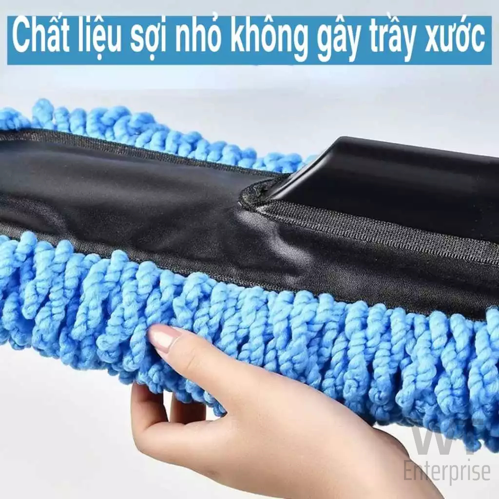 CHỔI LAU RỬA XE Ô TÔ, VỆ SINH NHÀ CỬA SỢI DẦU LOẠI DẸT, CÓ THỂ ĐIỀU CHỈNH ĐỘ DÀI CÂY LAU GIÚP LÀM SẠCH MỌI NGÓC NGÁCH