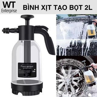 BÌNH XỊT TẠO BỌT TUYẾT ĐA NĂNG CẦM TAY TIỆN LỢI 2L ĐỂ RỬA XE Ô TÔ, XE MÁY, TƯỚI CÂY XỊT MẠNH BỌT DẦY