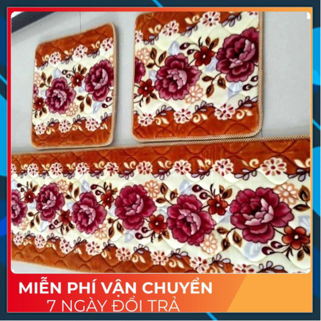 Thảm trải ghế 1,65m lót lông siêu ấm GỒM 1 TẤM DÀI 2 TẤM VUÔNG S00122