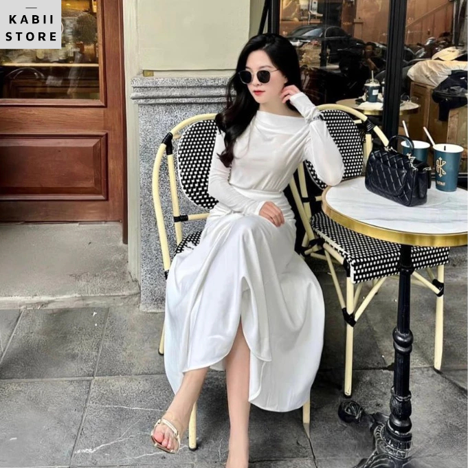 Sét áo mix chân váy midi kèm dây đan vintag KABII, áo chất cotton zip, váy thái chéo đủ size S M L