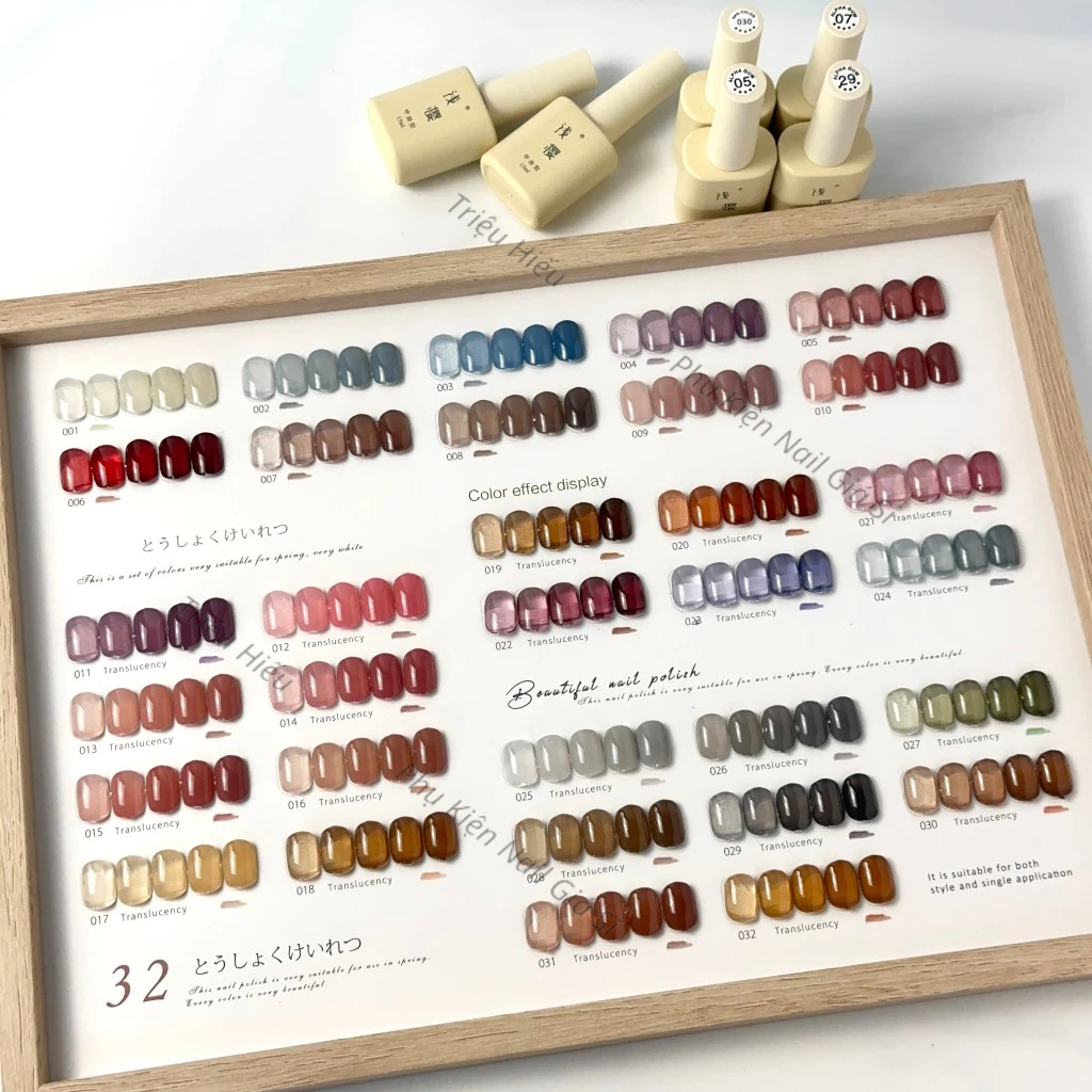 Sét sơn thạch 32 màu tặng kèm bảng màu