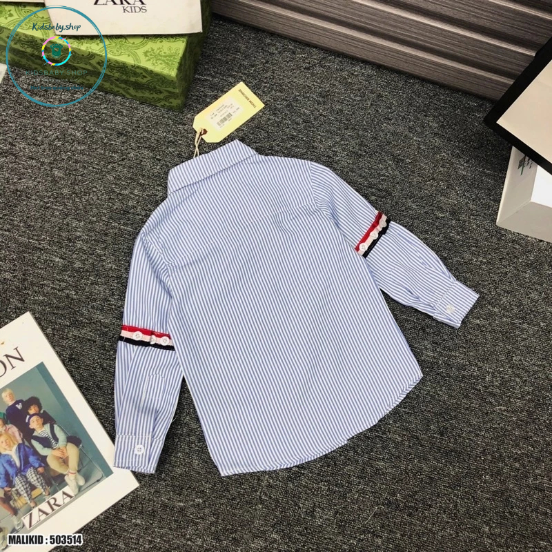 Áo sơmi Thom dài tay bé trai 10-40kg