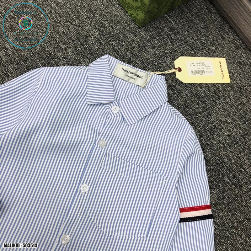 Áo sơmi Thom dài tay bé trai 10-40kg