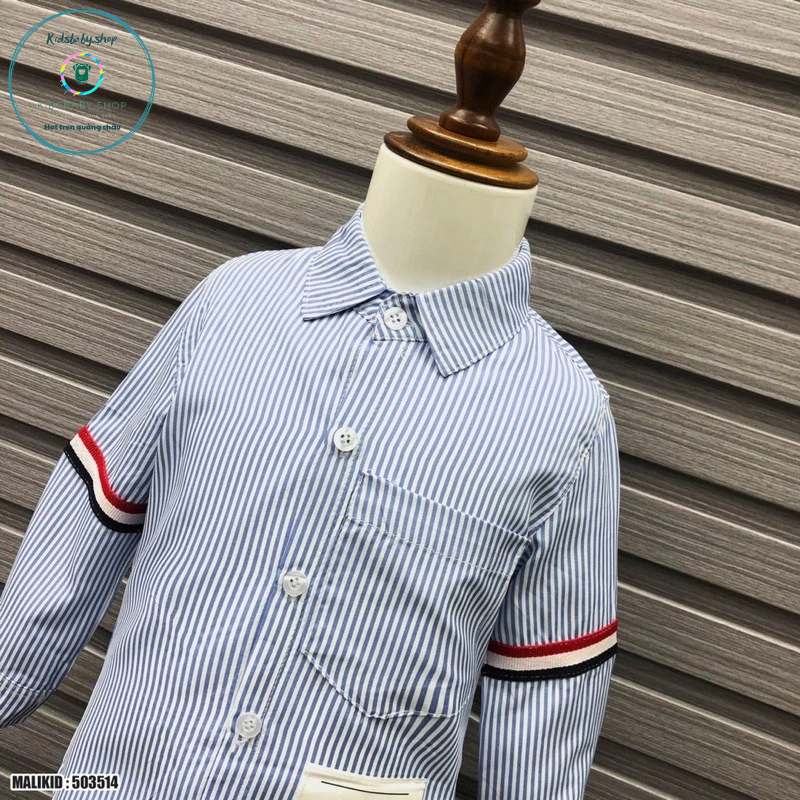 Áo sơmi Thom dài tay bé trai 10-40kg